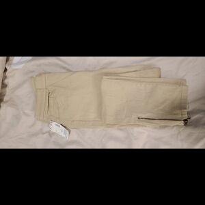 🤎NWT🤎 Bongo Beige Jeans Size 7US Women Ankle Zipper🧸